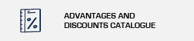 Advantages and discounts catalogue